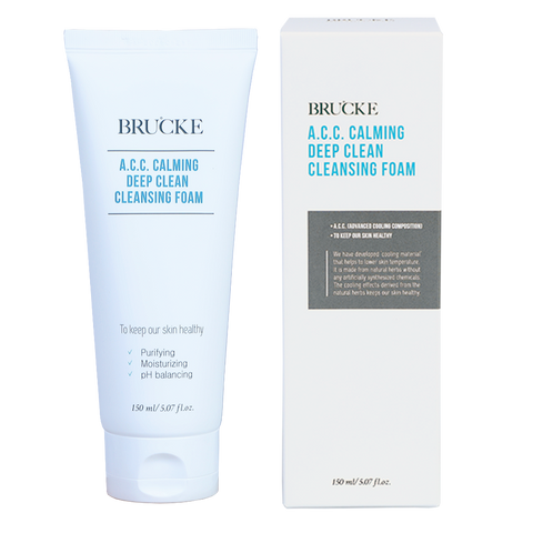 BRUCKE A.C.C. Spumă de curățare Calming & Deep Cleansing (150 ml)